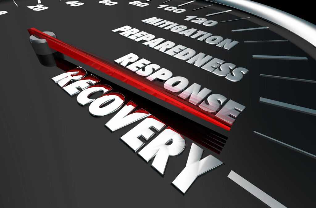 Certyfikacja ISO 22301, Recovery plan