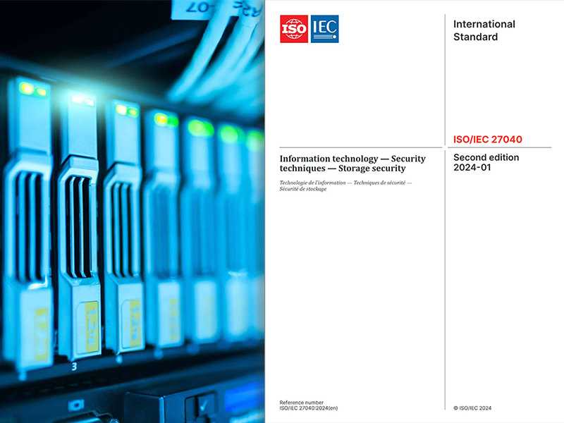 ISO 27040, ISO 27002, ISO 27001, ISO 22301