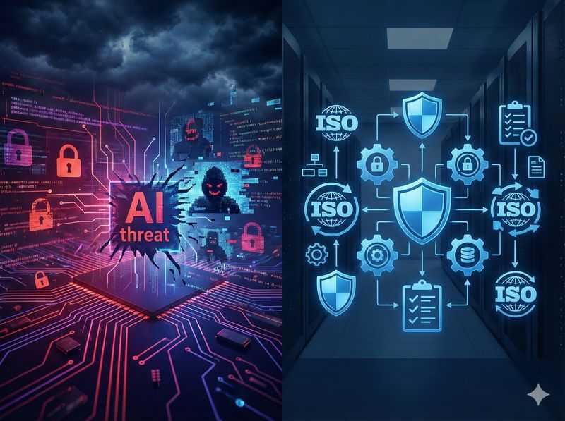 ISO 22301 ISO 27001 ISO 42001 Cybersecurity Ransomware