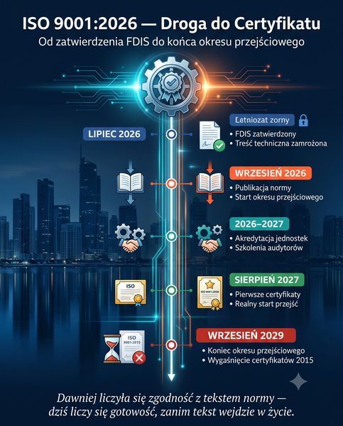 ISO 9001:2026 droga do certyfikacji