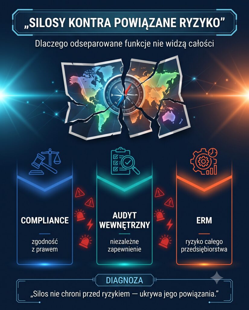 Silosy kontra powiązane ryzyko