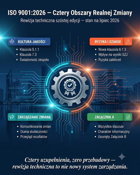 ISO 9001:2026 co sie zmienia