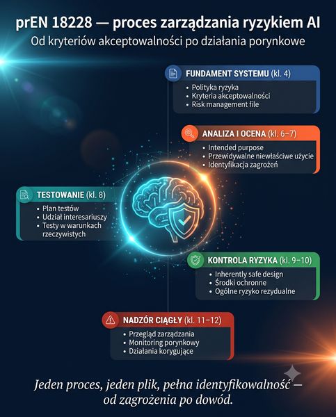 prEN 18228 „AI Risk Management"