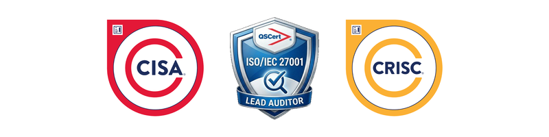 Badge CSA CRISC ISO 27001