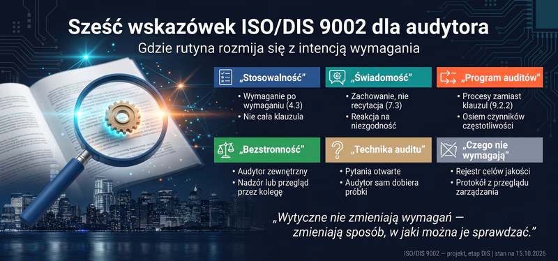 Sześć wskazówek dla auditorów